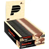 Powerbar Plus Low Sugar 30% Proteinbarerboks Vanilje 35g 30 Enheter