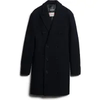 Superdry for man. M5011885A Town Merchant Store navy coat (XL), Casual, Wool, Long sleeve