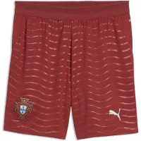 Puma Portugal 2026 Shorts Youth, Clothing, Club Red/Green Lagoon, 7-8Y
