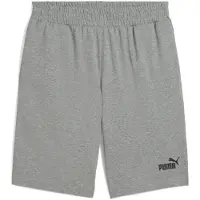 Puma Essentials No. 1 Logo Jersey 10" Shorts Men, Clothing, Medium Gray Heather, M