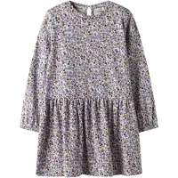 Name it Kjole - NmfTuline - Lilac Marble - - 2 år (92) - Kjole