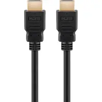 Goobay - High Speed - HDMI-kabel med Ethernet - HDMI hann til HDMI hann - 1 m - svart - rund, 8K-støtte