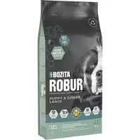 Bozita Robur 7,5 kg / 12 kg + 2 x 70 g Meaty Bites med reinsdyr og and på kjøpet! - 12 kg Mother & Puppy XL