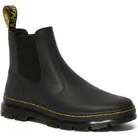 Dr. Martens for man. 26002001 Embury Black Wyoming leather ankle boots black (45), Flat, None, Casual