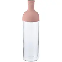 Hario Filter-In Tea Bottle for cold brew Butelka do Cold Brew Pudrowy Róz 750 ml