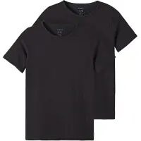Name it T-skjorte - Noos - NkmT-skjorte - 2-pack - Svart - - 11-12 år (146-152) - T-skjorte