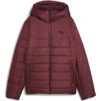 Puma Essentials Hooded Padded Jacket Women, Clothing, Ruby Shimmer, XS