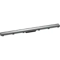 Hansgrohe RainDrain Match kappesæt til flise bruseafløb 1000 mm mat sort