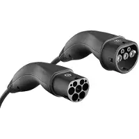 INF Ladekabel Type 2, opptil 7,4 kW, 5 m, svart (5555934002)