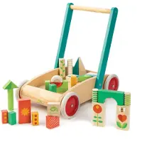 Tender Leaf Toys Gåvogn m. Klosser - Hagetema - - OneSize - Gåvogn