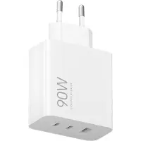 Xiaomi 90W HyperCharge 3-port strømadapter - hvit