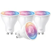 TP-LINK Tapo L630 - LED-pære for søkelys - GU10 - 3.7 W (ekvivalent 50 W) - klasse E - 16 millioner farger / avstembar hvitt - 2200-6500 K (en pakke 4)