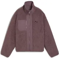 Puma Reversible Hybrid Sherpa Jacket Women, Clothing, Raisin, XS