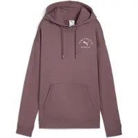 Puma Class Relaxed Hoodie Women, Clothing, Raisin, S