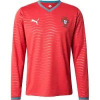 Puma Portugal 2026 Long Sleeve Home Jersey Men, Football, Club Red/Green Lagoon, XS