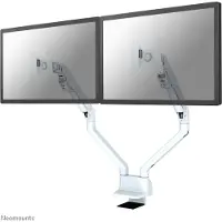 NeoMounts FPMA-D750DWHITE2 mounting kit - full-motion - for 2 LCD displays - white