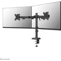 NeoMounts DS60-600BL2 - Monteringssett (skjermarm) - full bevegelse - for 2 skjermer - stål - svart - skjermstørrelse: 10-32 - skrivebordsmonterbar