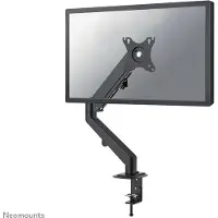 NeoMounts DS70-700BL1 - Monteringssett (skrivebordsmontering) - helbevegelses justerbar arm - for LCD-skjerm - svart - skjermstørrelse: 17-27 - klemmemonterbar