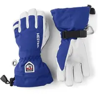 Hestra Army Leather Heli Ski Jr, Skihansker, Junior, Royal blue