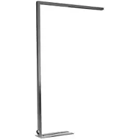 Arcchio LED-gulvlampe til kontor Jolinda, sølv, 4 000 K, sensor