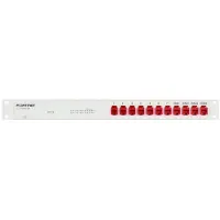 Rackmount .IT RM-FR-T10 - Rack-monteringssett - RJ-45 X 11 - RAL 9003, signalhvit - 1U - 19 - for Fortinet FortiGate 60E, 61E