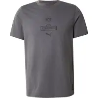 Puma Borussia Dortmund x Sesame Street Tee Men, Clothing, Shadow Gray/Faster Yellow, S