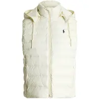 Ralph Lauren for woman. 211958935002 Cream white water-repellent folding vest (XS), Casual, Sustainable, Recycled nylon