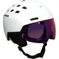 Head Radar 5K MIPS, Skihjelm med Visir, White