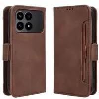 Mtp Products Xiaomi Redmi K90/Poco F8 Pro Kortholder Lommebokveske - brun