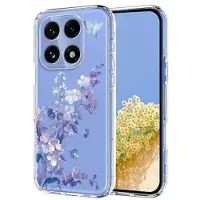 Mtp Products OnePlus 15 TPU-deksel med blomstermønster - Lilla