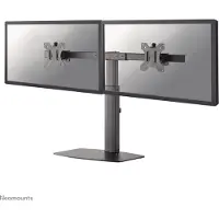 NeoMounts FPMA-D865D - Stativ - full bevegelse - for 2 LCD-skjermer - svart - skjermstørrelse: 10-27 - skrivebordsstativ, skrivebordsmonterbar