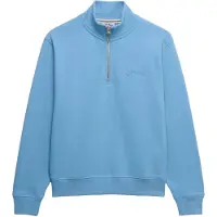 Superdry Essential Logo Embroidered Halv Glidelås Genser