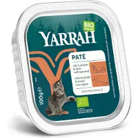 Yarrah BIO Paté 16 x 100 g - Økologisk and & økologisk tang