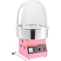 Vevor elektrisk sukkerspinnsmaskin, 1000 W kommersiell tanntrådmaskin med lokk, kommersiell sukkerspinnsmaskin med skål i rustfritt stål og sukkerskje, ideell for karneval, bursdag, familiefest, rosa