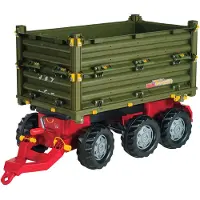 Rolly Toys rollyMulti Trailer, Lekebil Trailer, 3 år, Grønn