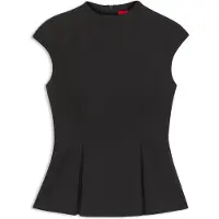 HUGO Cimare 10248776 Red Kortarmet Skjorte
