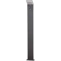 LUCANDE LED-gatelampe Nevio, sensor, 100 cm, antrasitt