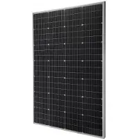 Vevor 200W monokrystallinsk solcellepanel, 23 % høyeffektiv mono-PV-modul med stabil MC4-utgang og aluminiumsramme, IP65 vanntett solcellepanel for bil, båt, bobil, flatt tak, off-grid-applikasjoner