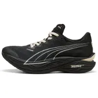 Puma x REPRESENT Deviate NITRO Elite 3 Running Shoes Men, Fitness, Black/Alpine Snow, 40.5
