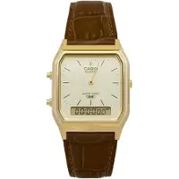 Casio Aq-230 30.0mm 3atm Quartz Analog-digital Dameklokke