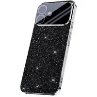 Mtp Products iPhone 17 Glitrende Glitter Hybrid-deksel - Svart