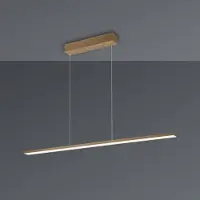BOPP LED-hengelampe Baseline 2.0, sandfarget, lengde 119 cm