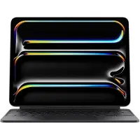 Apple Magic Keyboard - Tastatur og folioveske - med styrepute - bakbelysning - Smart connector - QWERTY - USA - svart