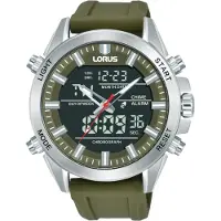 Lorus Watches Rw669ax9 45mm 10atm Quartz/analogical/digital Klokke