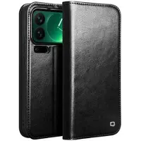 Qialino Xiaomi 17 Pro Max Classic Lommebok-deksel I Lær - Svart