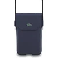 Lacoste The Blend XL Crossbody-telefonveske - Marineblå