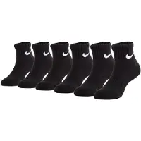 Nike Un0018 Quarter Korte Sokker 6 Par