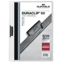 Durable Duraclip 60, Gjennomsiktig, Hvit, PVC, 60 ark, A4, 1 stykker