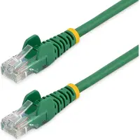 StarTech.com 0.5m Green Cat5e / Cat 5 Snagless Ethernet Patch Cable 0.5 m - patch cable - 50 cm - green - Grønn - 0.5 meter