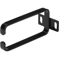 StarTech.com Startech 5-Pack 1U Vertical Cable Management D-Ring Hooks, Cable Manager For 19 Server Racks/Cabinets, Network Rack Wire Organizers, Cable Guide Rings - Kabelstyringsring (vertikal) - svart - 1U (en